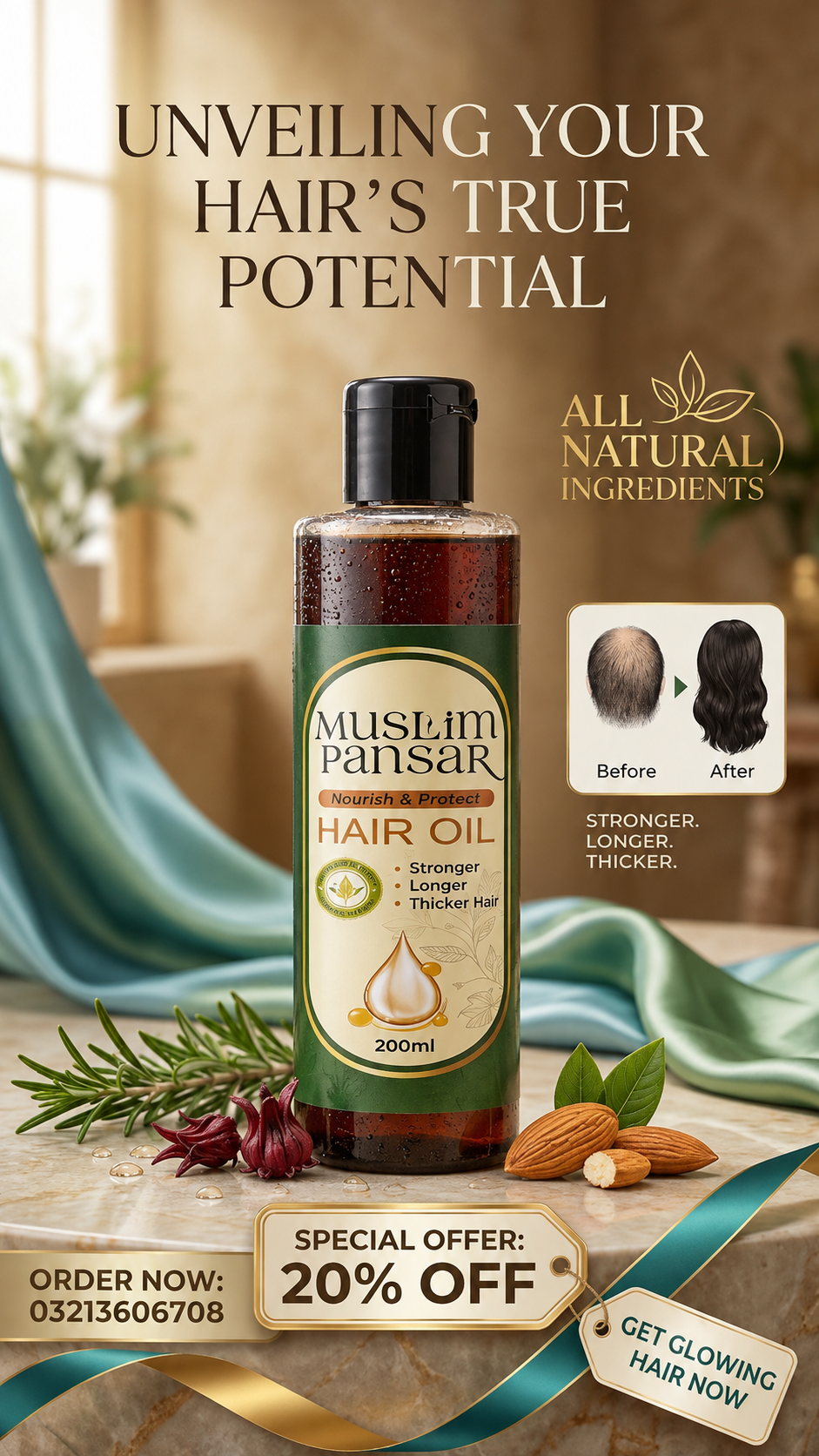 Hair oil By Muslim Pansar